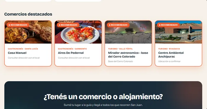 Ejemplo de cómo se ve el plan Plan Gold en el sitio